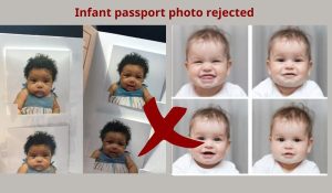 Infant passport photo rejected